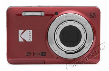 Kodak Pixpro FZ55 nagy teljes&iacute;tm&eacute;nyű kompakt piros digit&aacute;lis f&eacute;nyk&eacute;pezőg&eacute;p F&eacute;nyk&eacute;pezőg&eacute;p / kamera - Kompakt f&eacute;nyk&eacute;pezőg&eacute;p - Norm&aacute;l tud&aacute;s&uacute; kompakt - 462725