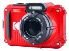 Kodak Pixpro WPZ2 vízálló/porálló/ütésálló digitális piros fényképezőgép + 16Gb microSd + akkumulátor Fényképezőgép / kamera - Kompakt fényképezőgép - Kaland és vízálló fényképezőgép - 500390