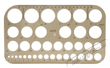 KOH-I-NOOR 749161 Z37 k&ouml;rsablon Iroda &eacute;s sz&aacute;m&iacute;t&aacute;stechnika - Egy&eacute;b sz&aacute;m&iacute;t&aacute;stechnikai term&eacute;k - 439644