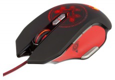 KONIX - DRAKKAR PC Heimdall Eg&eacute;r Vezet&eacute;kes Gaming 4000DPI, Fekete-Piros Iroda &eacute;s sz&aacute;m&iacute;t&aacute;stechnika - Eg&eacute;r - Vezet&eacute;kes eg&eacute;r - 483683