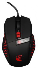 KONIX - DRAKKAR PC Runemaster Evo Eg&eacute;r Vezet&eacute;kes Gaming 2500DPI, Fekete-Piros Iroda &eacute;s sz&aacute;m&iacute;t&aacute;stechnika - Eg&eacute;r - Vezet&eacute;kes eg&eacute;r - 483681