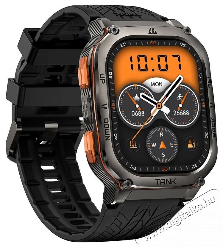 KOSPET TANK M3 Ultra Black Mobil / Kommunik&aacute;ci&oacute; / Smart - Okos eszk&ouml;z - Okos&oacute;ra - 522252