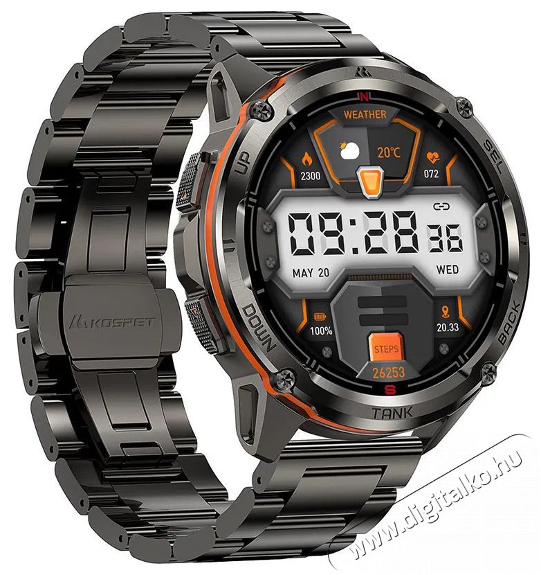 KOSPET TANK T3 Ultra Special Edition Black Mobil / Kommunik&aacute;ci&oacute; / Smart - Okos eszk&ouml;z - Okos&oacute;ra - 522247