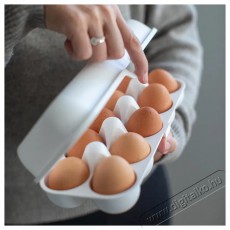 Koziol Eggs To Go Doboz 10 toj&aacute;sra, feh&eacute;r pamut Konyhai term&eacute;kek - Ed&eacute;ny - &Eacute;telt&aacute;rol&oacute; - 522257