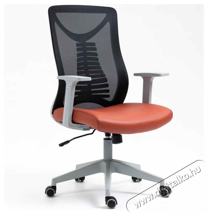 Kring Athos irodai sz&eacute;k, h&aacute;l&oacute;/PU, &aacute;ll&iacute;that&oacute; magass&aacute;g&uacute;, fekete/narancs Iroda &eacute;s sz&aacute;m&iacute;t&aacute;stechnika - Egy&eacute;b sz&aacute;m&iacute;t&aacute;stechnikai term&eacute;k - 537029