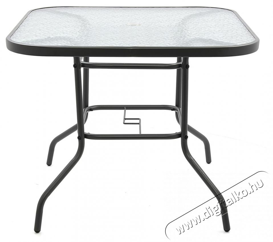 Kring Bruxelles Asztal, Sz&ouml;gletes, 90x90x71cm, Sz&uuml;rke H&aacute;ztart&aacute;s / Otthon / K&uuml;lt&eacute;r - K&uuml;lt&eacute;r / kerti term&eacute;k / grill - Kerti b&uacute;tor - 537033