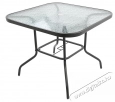 Kring Bruxelles Asztal, Sz&ouml;gletes, 90x90x71cm, Sz&uuml;rke H&aacute;ztart&aacute;s / Otthon / K&uuml;lt&eacute;r - K&uuml;lt&eacute;r / kerti term&eacute;k / grill - Kerti b&uacute;tor - 537033