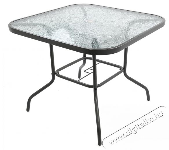 Kring Bruxelles Asztal, Sz&ouml;gletes, 90x90x71cm, Sz&uuml;rke H&aacute;ztart&aacute;s / Otthon / K&uuml;lt&eacute;r - K&uuml;lt&eacute;r / kerti term&eacute;k / grill - Kerti b&uacute;tor - 537033