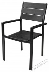 Kring Dayton sz&eacute;k, kert/terasz, 62x55x88, f&eacute;m/műanyag, fekete H&aacute;ztart&aacute;s / Otthon / K&uuml;lt&eacute;r - K&uuml;lt&eacute;r / kerti term&eacute;k / grill - Kerti b&uacute;tor - 537063