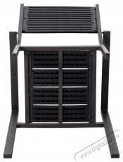 Kring Dayton sz&eacute;k, kert/terasz, 62x55x88, f&eacute;m/műanyag, fekete H&aacute;ztart&aacute;s / Otthon / K&uuml;lt&eacute;r - K&uuml;lt&eacute;r / kerti term&eacute;k / grill - Kerti b&uacute;tor - 537063