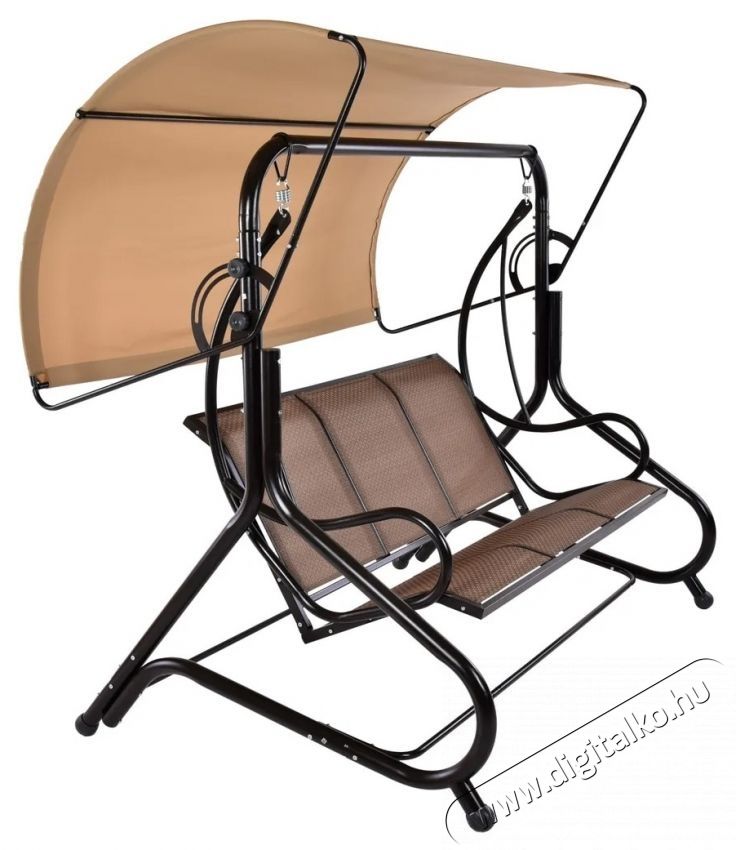 Kring Ibiza hintasz&eacute;k, 191x134x196 cm, 3 &uuml;lőhely, b&eacute;zs H&aacute;ztart&aacute;s / Otthon / K&uuml;lt&eacute;r - K&uuml;lt&eacute;r / kerti term&eacute;k / grill - Kerti b&uacute;tor - 537053