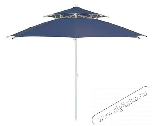 Kring Napernyő, F&eacute;m/Poli&eacute;szter, 220x100cm, K&eacute;k H&aacute;ztart&aacute;s / Otthon / K&uuml;lt&eacute;r - K&uuml;lt&eacute;r / kerti term&eacute;k / grill - Kerti b&uacute;tor - 537062