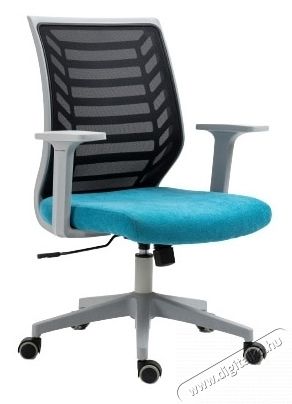 Kring Seth irodai sz&eacute;k, h&aacute;l&oacute;s, &aacute;ll&iacute;that&oacute; magass&aacute;g&uacute;, fekete/k&eacute;k Iroda &eacute;s sz&aacute;m&iacute;t&aacute;stechnika - Egy&eacute;b sz&aacute;m&iacute;t&aacute;stechnikai term&eacute;k - 537021