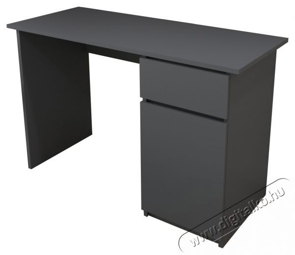 KringX Origo &iacute;r&oacute;asztal, 120x50x77 cm, 1 fi&oacute;kkal/1 ajt&oacute;val, grafit sz&iacute;nű Iroda &eacute;s sz&aacute;m&iacute;t&aacute;stechnika - Egy&eacute;b sz&aacute;m&iacute;t&aacute;stechnikai term&eacute;k - 537073