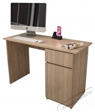 KringX Origo &iacute;r&oacute;asztal, 120x50x77 cm, 1 fi&oacute;kkal/1 ajt&oacute;val, Sonoma - Iroda &eacute;s sz&aacute;m&iacute;t&aacute;stechnika - Egy&eacute;b sz&aacute;m&iacute;t&aacute;stechnikai term&eacute;k - 537074