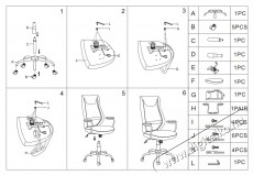 Kring Aida Ergonomikus Irodai sz&eacute;k, Piros/Fekete Iroda &eacute;s sz&aacute;m&iacute;t&aacute;stechnika - Egy&eacute;b sz&aacute;m&iacute;t&aacute;stechnikai term&eacute;k - 536996
