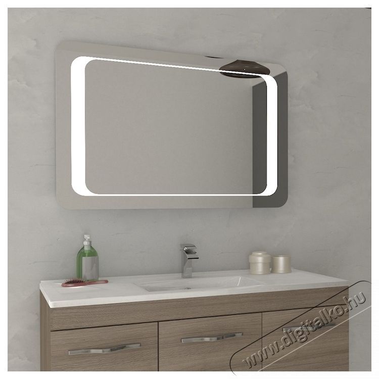 Kring t&uuml;k&ouml;r, LED vil&aacute;g&iacute;t&aacute;ssal, 60 x 90 x 2.9 cm Sz&eacute;ps&eacute;g&aacute;pol&aacute;s / Eg&eacute;szs&eacute;g - T&uuml;k&ouml;r - 536974