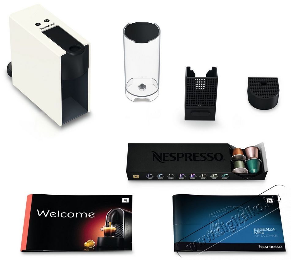 Krups XN111110 Essenza Mini + Aeroccino Nespresso k&aacute;v&eacute;főző Konyhai term&eacute;kek - K&aacute;v&eacute;főző / k&aacute;v&eacute;&ouml;rlő / kieg&eacute;sz&iacute;tő - Kapszul&aacute;s / podos k&aacute;v&eacute;főző - 352862