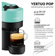 Krups Vertuo Pop Nespresso XN920410 kapszul&aacute;s k&aacute;v&eacute;főző, mentaz&ouml;ld Konyhai term&eacute;kek - K&aacute;v&eacute;főző / k&aacute;v&eacute;&ouml;rlő / kieg&eacute;sz&iacute;tő - Kapszul&aacute;s / podos k&aacute;v&eacute;főző - 400056