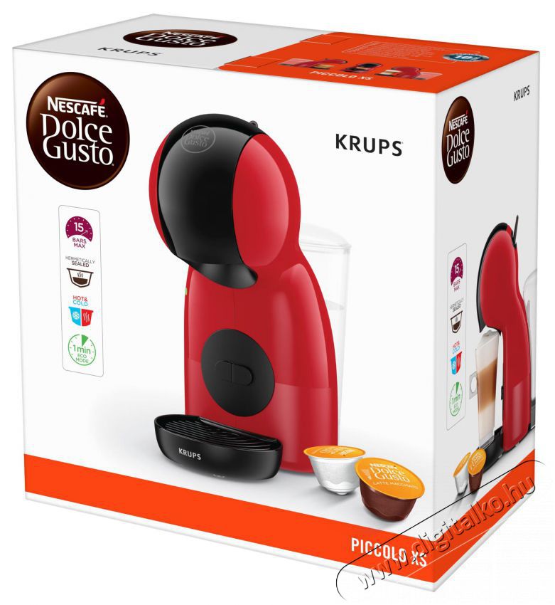 Krups KP1A3510 Nescaf&eacute; Dolce Gusto Piccolo XS k&aacute;v&eacute;főző Konyhai term&eacute;kek - K&aacute;v&eacute;főző / k&aacute;v&eacute;&ouml;rlő / kieg&eacute;sz&iacute;tő - Kapszul&aacute;s / podos k&aacute;v&eacute;főző - 495747
