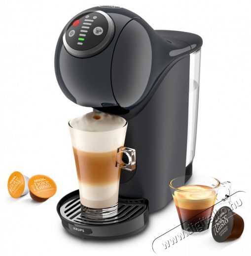 Krups KP340B10 Nescaf&eacute; Dolce Gusto Genio S Plus Kapszul&aacute;s k&aacute;v&eacute;főző, 1500W, 15 bar, sz&uuml;rke  Konyhai term&eacute;kek - K&aacute;v&eacute;főző / k&aacute;v&eacute;&ouml;rlő / kieg&eacute;sz&iacute;tő - Kapszul&aacute;s / podos k&aacute;v&eacute;főző - 495951