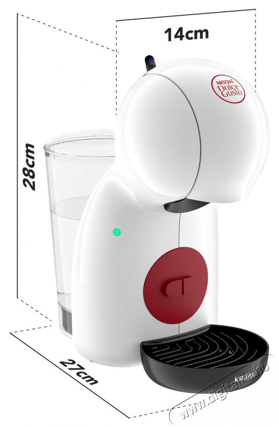 Krups KP1A3110 Nescaf&eacute; Dolce Gusto Piccolo XS k&aacute;v&eacute;főző Konyhai term&eacute;kek - K&aacute;v&eacute;főző / k&aacute;v&eacute;&ouml;rlő / kieg&eacute;sz&iacute;tő - Kapszul&aacute;s / podos k&aacute;v&eacute;főző - 494253
