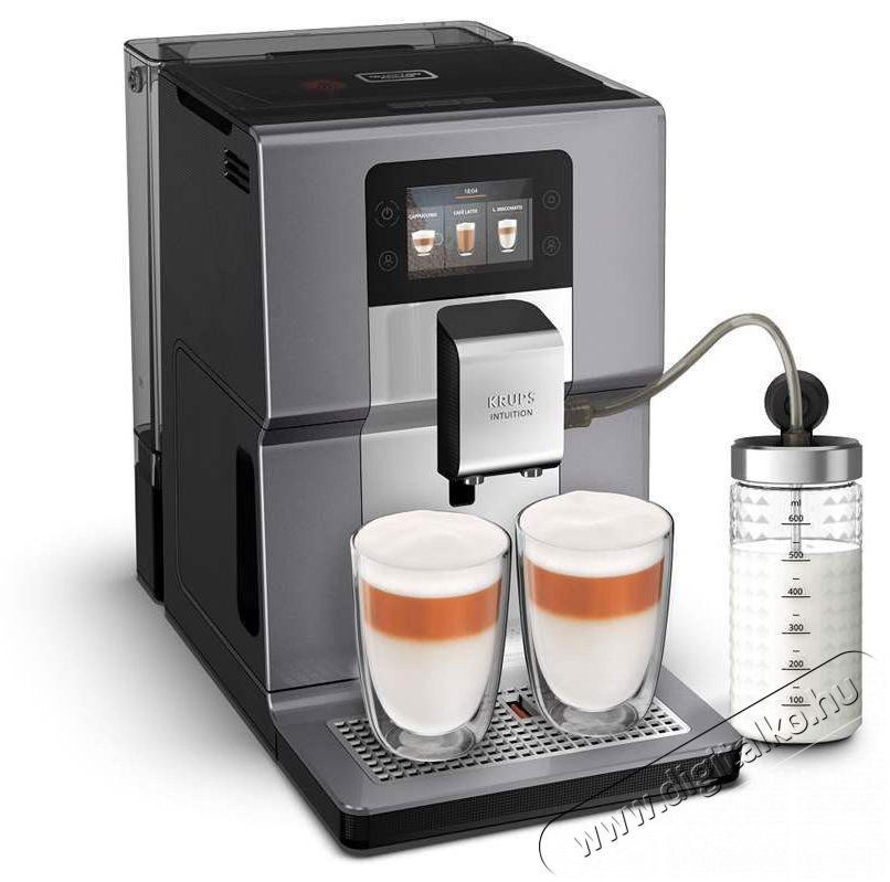Krups EA875E10 Intuition Preference+ Automata Eszpressz&oacute;főző, Tejhabos&iacute;t&oacute; tartoz&eacute;k Konyhai term&eacute;kek - K&aacute;v&eacute;főző / k&aacute;v&eacute;&ouml;rlő / kieg&eacute;sz&iacute;tő - Pressz&oacute; k&aacute;v&eacute;főző - 512695