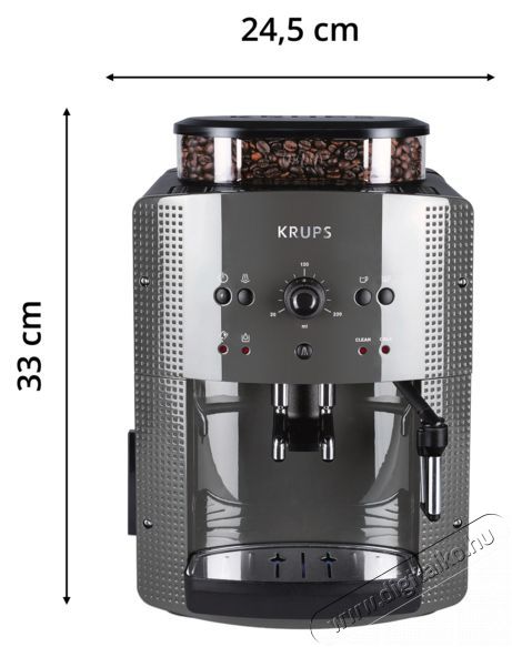 Krups EA810B70 k&aacute;v&eacute;főző - sz&uuml;rke Konyhai term&eacute;kek - K&aacute;v&eacute;főző / k&aacute;v&eacute;&ouml;rlő / kieg&eacute;sz&iacute;tő - Automata k&aacute;v&eacute;főző - 312104