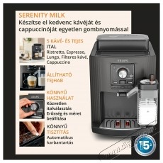Krups EA402HE0 Serenity Milk Automata k&aacute;v&eacute;főző Konyhai term&eacute;kek - K&aacute;v&eacute;főző / k&aacute;v&eacute;&ouml;rlő / kieg&eacute;sz&iacute;tő - Automata k&aacute;v&eacute;főző - 540013