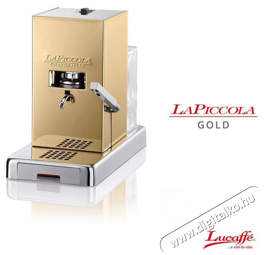 La Piccola Gold karos k&aacute;v&eacute;főző Konyhai term&eacute;kek - K&aacute;v&eacute;főző / k&aacute;v&eacute;&ouml;rlő / kieg&eacute;sz&iacute;tő - Pressz&oacute; k&aacute;v&eacute;főző - 512697
