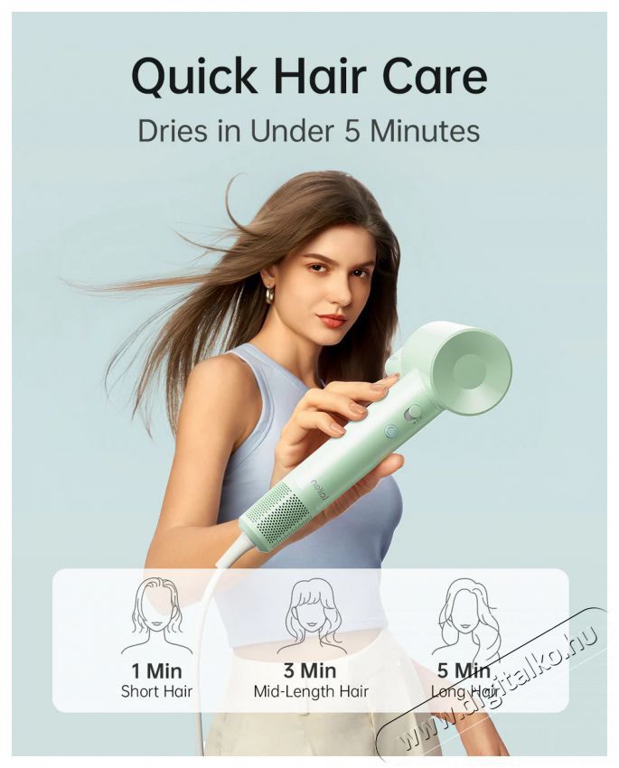 Laifen SWIFT SE Lite Glossy Green Sz&eacute;ps&eacute;g&aacute;pol&aacute;s / Eg&eacute;szs&eacute;g - Haj&aacute;pol&aacute;s - Hajsz&aacute;r&iacute;t&oacute; - 510550