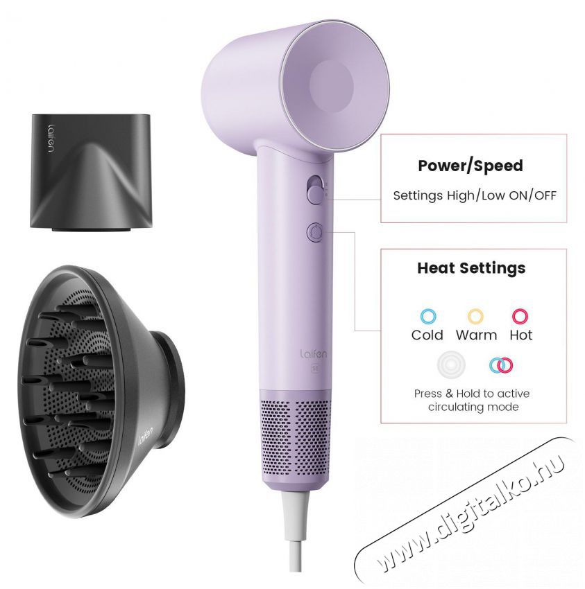 Laifen SWIFT SE SPECIAL Light Purple Sz&eacute;ps&eacute;g&aacute;pol&aacute;s / Eg&eacute;szs&eacute;g - Haj&aacute;pol&aacute;s - Hajsz&aacute;r&iacute;t&oacute; - 510553