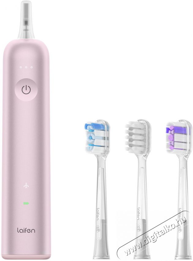 Laifen Wave LFTB01-A Aluminium Pink Elektromos fogkefe Sz&eacute;ps&eacute;g&aacute;pol&aacute;s / Eg&eacute;szs&eacute;g - Sz&aacute;j / fog &aacute;pol&aacute;s - Elektromos fogkefe - 525137