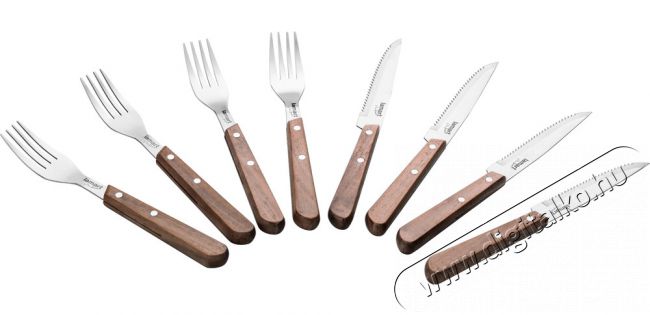 Lamart LT2062 8db-os steak evőeszk&ouml;z k&eacute;szlet Konyhai term&eacute;kek - &Eacute;tk&eacute;szlet - Evőeszk&ouml;z k&eacute;szlet - 303655