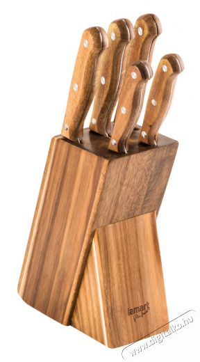 Lamart Wood LT2080 5db-os k&eacute;sk&eacute;szlet Konyhai term&eacute;kek - Konyhai eszk&ouml;z - K&eacute;s / oll&oacute; - 345724