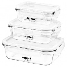 Lamart LT6011 műanyag ételtároló készlet Konyhai termékek - Edény - Ételtároló - 310038