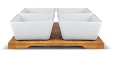 Lamart LT9018 Bamboo t&aacute;lal&oacute;ed&eacute;nyszett 4db Konyhai term&eacute;kek - Konyhai eszk&ouml;z - Egy&eacute;b konyhai eszk&ouml;z - 349264