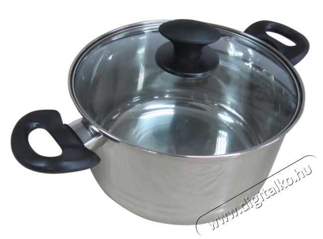 Lamart LTB2212 Ed&eacute;ny &uuml;veg fedővel, bakelit foganty&uacute;kkal, 22cm, 4,7l Konyhai term&eacute;kek - Ed&eacute;ny - Faz&eacute;k / l&aacute;bas - 274668