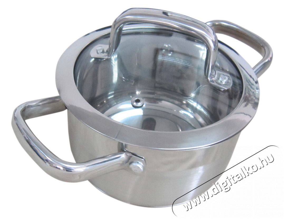 Lamart LTSS1695 Faz&eacute;k &uuml;veg fedővel, 16cm, 1,9l - ez&uuml;st Konyhai term&eacute;kek - Ed&eacute;ny - Faz&eacute;k / l&aacute;bas - 274672