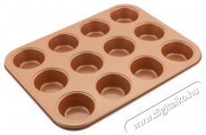 Lamart LT3092 muffin sütőforma 12x - copper Konyhai termékek - Edény - Sütőtepsi / sütőforma - 376292