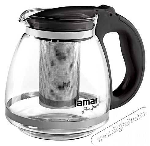 Lamart LT7027 Verre tes&aacute;kanna 1,5L - fekete Konyhai term&eacute;kek - Ed&eacute;ny - Te&aacute;skanna - 349241