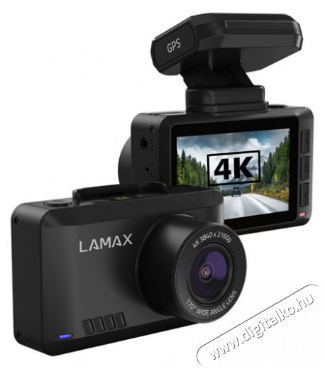 LAMAX T10 4K GPS aut&oacute;s menetr&ouml;gz&iacute;tő kamera F&eacute;nyk&eacute;pezőg&eacute;p / kamera - Aut&oacute;s fed&eacute;lzeti kamera - 404125