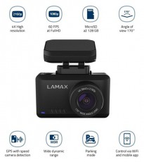 LAMAX T10 4K GPS aut&oacute;s menetr&ouml;gz&iacute;tő kamera F&eacute;nyk&eacute;pezőg&eacute;p / kamera - Aut&oacute;s fed&eacute;lzeti kamera - 404125