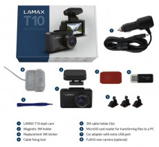 LAMAX T10 4K GPS aut&oacute;s menetr&ouml;gz&iacute;tő kamera F&eacute;nyk&eacute;pezőg&eacute;p / kamera - Aut&oacute;s fed&eacute;lzeti kamera - 404125