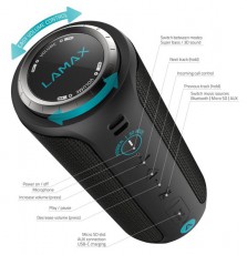 LAMAX Sounder2 bluetooth hangsz&oacute;r&oacute; Audio-Video / Hifi / Multim&eacute;dia - Hordozhat&oacute;, vezet&eacute;k n&eacute;lk&uuml;li / bluetooth hangsug&aacute;rz&oacute; - Hordozhat&oacute;, vezet&eacute;k n&eacute;lk&uuml;li / bluetooth hangsug&aacute;rz&oacute; - 407735