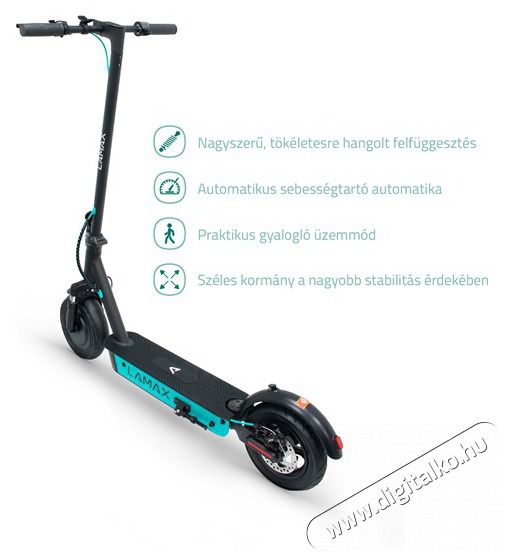 LAMAX eCruiser SC30 400W/15Ah elektromos roller H&aacute;ztart&aacute;s / Otthon / K&uuml;lt&eacute;r - J&aacute;t&eacute;k / Sport - Roller / segway / g&ouml;rdeszka - 499940