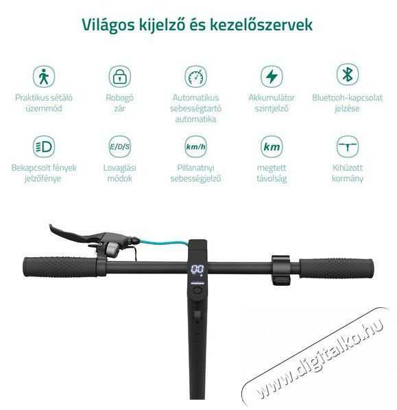 LAMAX eCruiser SC30 400W/15Ah elektromos roller H&aacute;ztart&aacute;s / Otthon / K&uuml;lt&eacute;r - J&aacute;t&eacute;k / Sport - Roller / segway / g&ouml;rdeszka - 499940