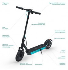LAMAX eCruiser SC30 400W/15Ah elektromos roller H&aacute;ztart&aacute;s / Otthon / K&uuml;lt&eacute;r - J&aacute;t&eacute;k / Sport - Roller / segway / g&ouml;rdeszka - 499940