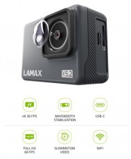 LAMAX X5.2 4K 30fps Wi-Fi akci&oacute;kamera F&eacute;nyk&eacute;pezőg&eacute;p / kamera - Sport kamera - 4K felbont&aacute;s&uacute; - 500117