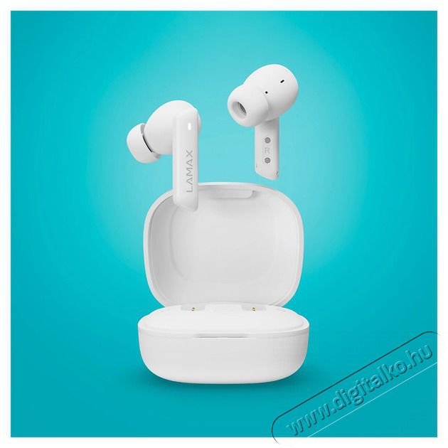 LAMAX Clips1 ANC True Wireless Bluetooth feh&eacute;r f&uuml;lhallgat&oacute; Audio-Video / Hifi / Multim&eacute;dia - F&uuml;l &eacute;s Fejhallgat&oacute;k - F&uuml;lhallgat&oacute; - 500471